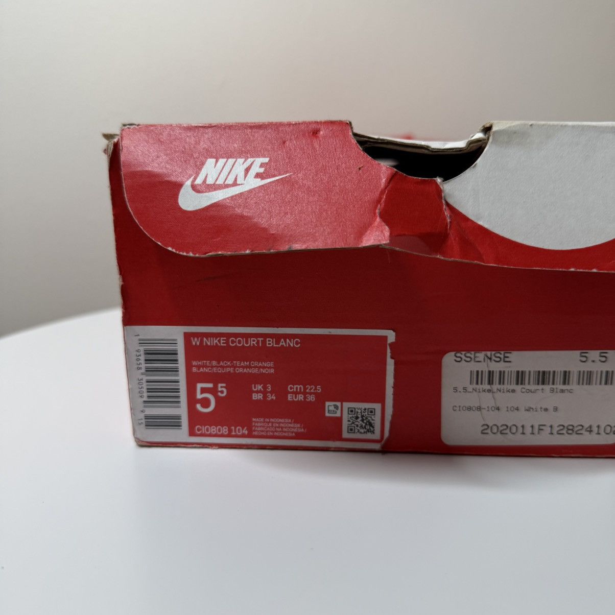 Nike Nike Blazer Mid ’77 / DIMSIX Edition White Pink DC1746-107 Size US 6 / IT 36 - 14 Thumbnail