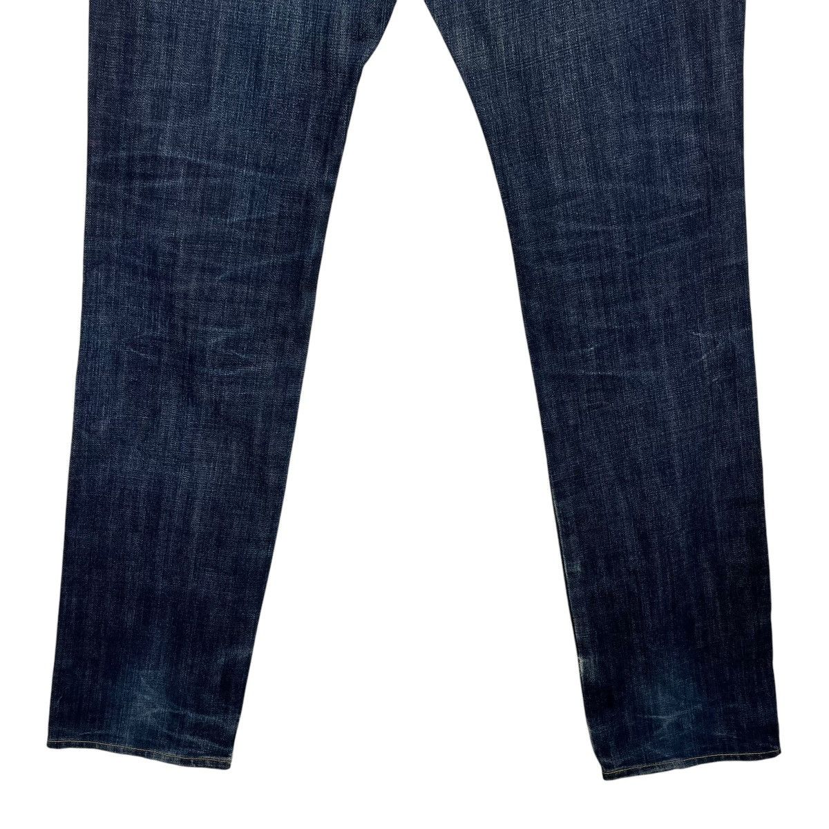 20471120 Vintage Stiff Denim Jeans Size 34" / US 12 / IT 48 - 10 Thumbnail
