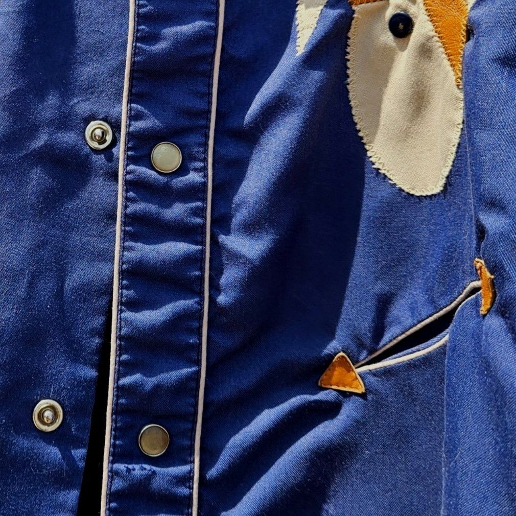 Vintage Vintage Custer 70s Western Cowboy Shirt Horse Head Applique Size US M / EU 48-50 / 2 - 9 Thumbnail