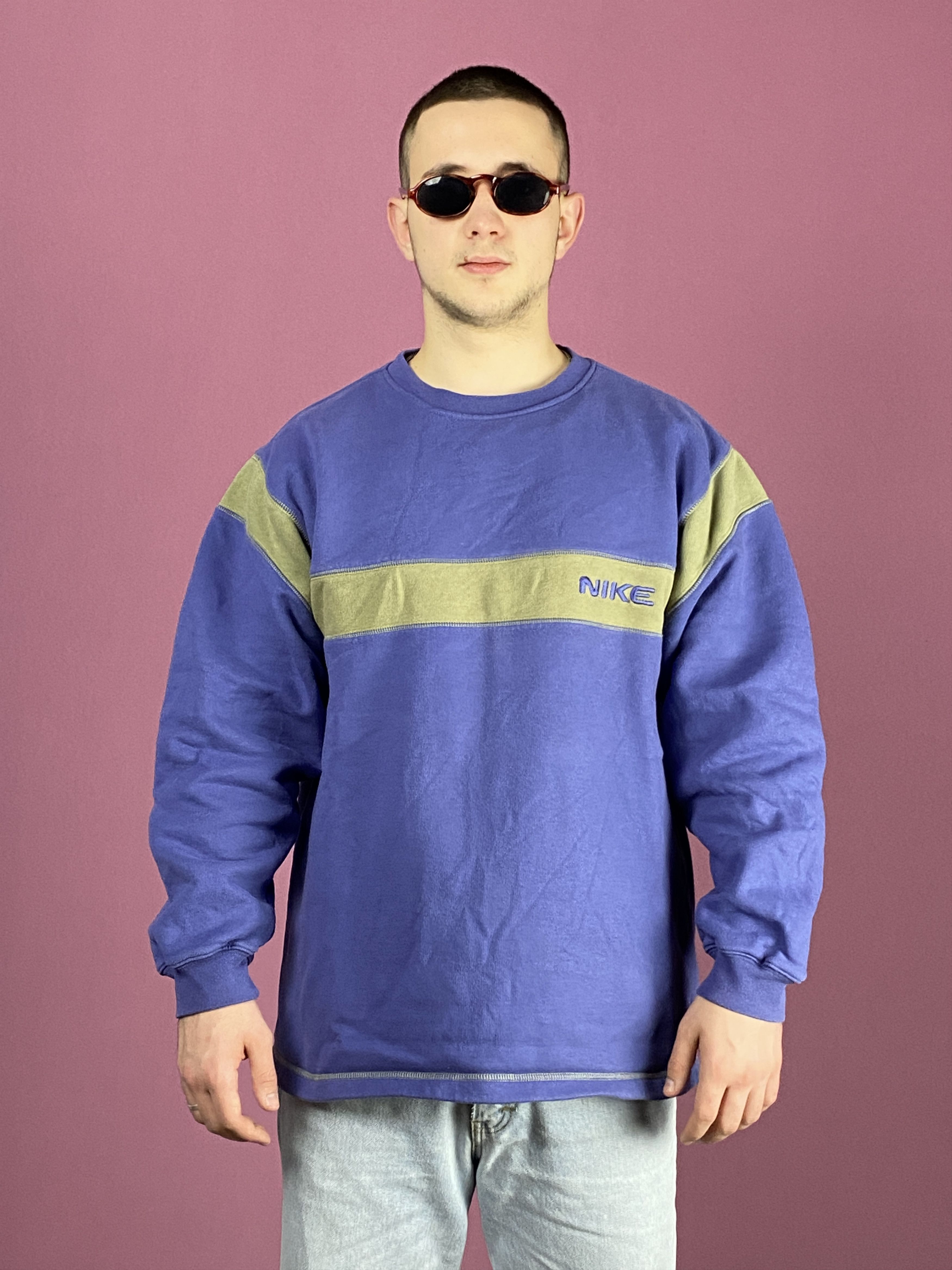 Nike × Vintage Y2K Nike Vintage Men's Sweatshirt - L Size US L / EU 52-54 / 3 - 1 Thumbnail