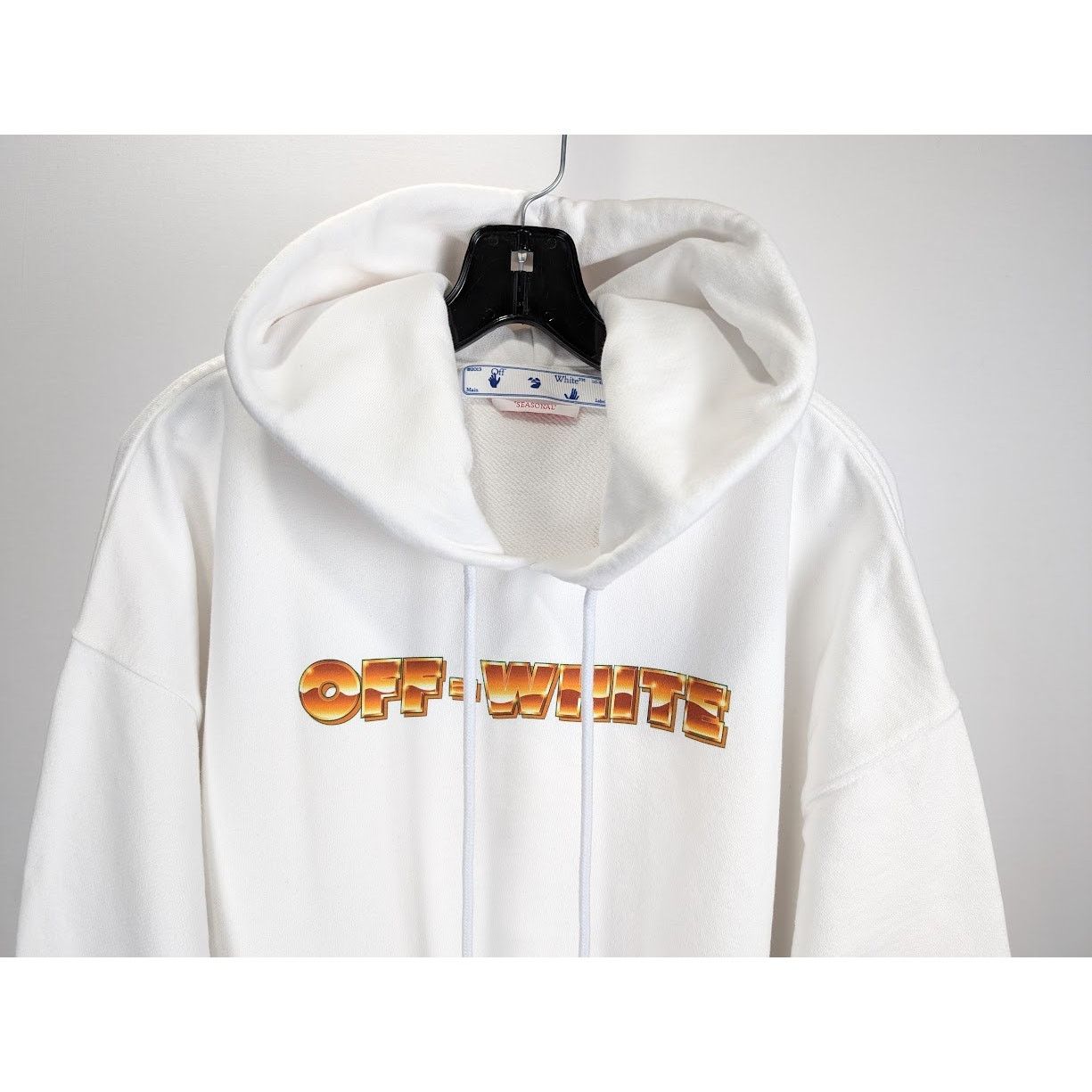 Off-White o1rshd1 Metal Arrow Over Hoodie in White/Orange Size US L / EU 52-54 / 3 - 5 Thumbnail