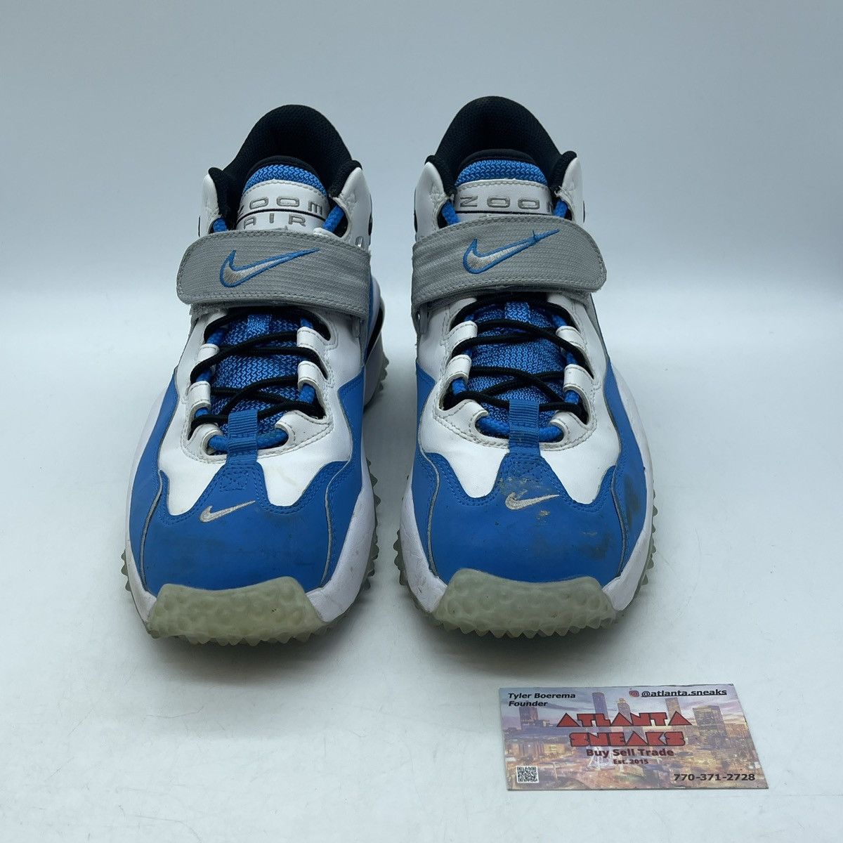 Nike Air zoom turf white photo blue Size US 11 / EU 44 - 2 Thumbnail