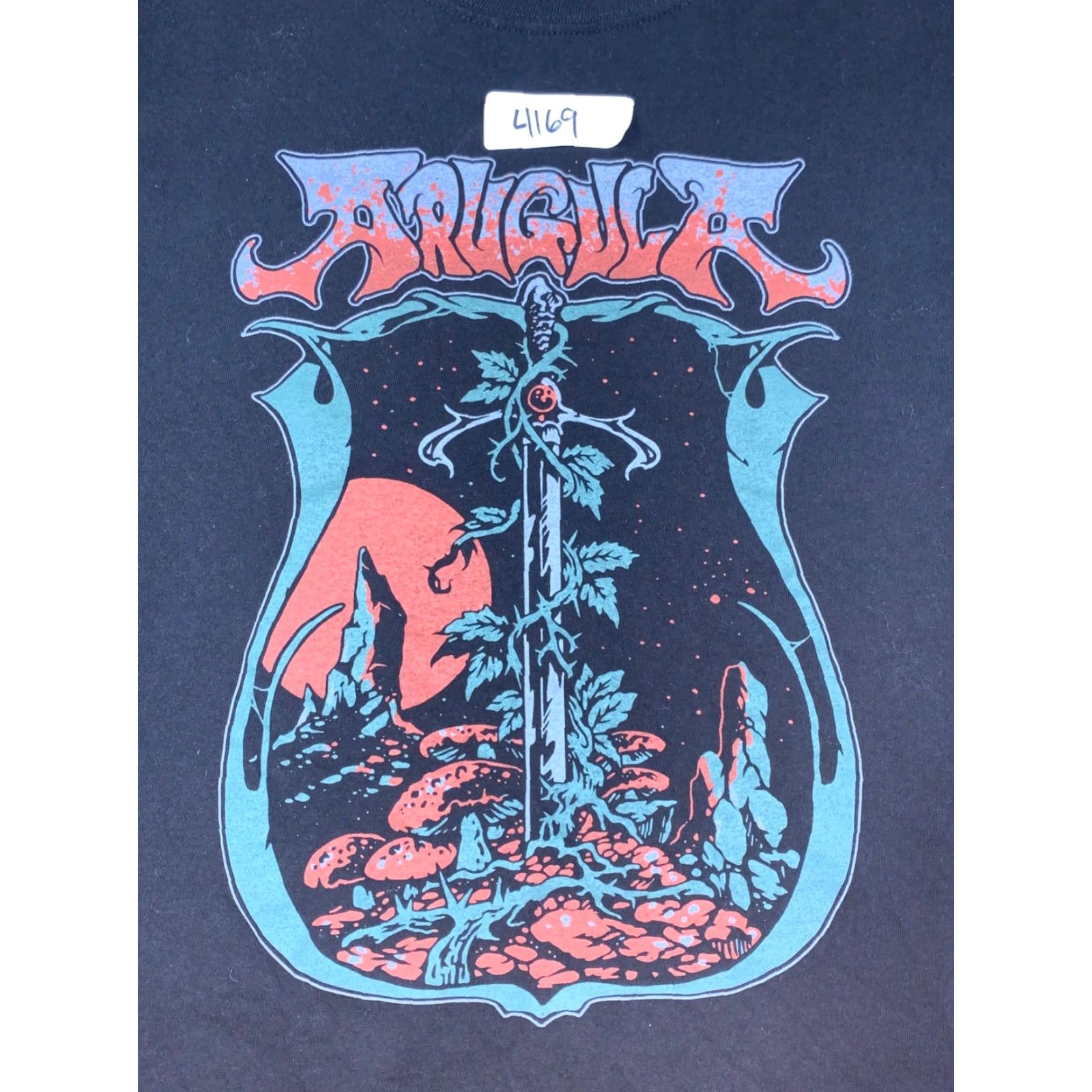 Vintage Arugula Graphic T Shirt Black M Short Sleeve Casual Beer Brew #4169 Size US M / EU 48-50 / 2 - 2 Thumbnail
