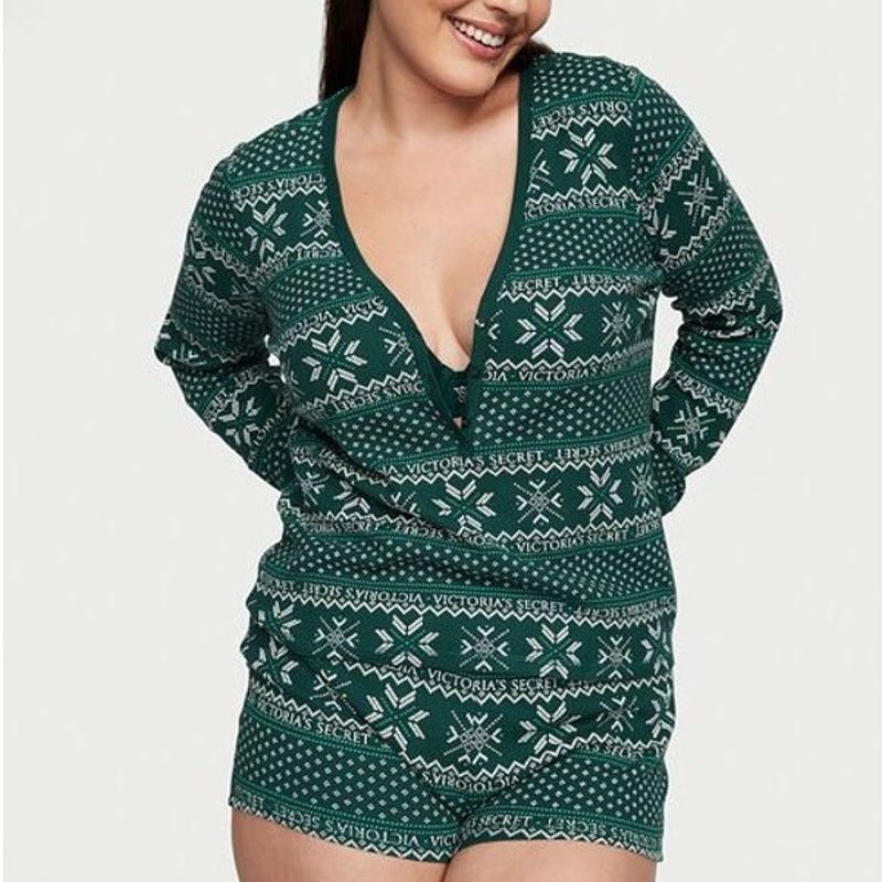 Victoria's Secret Victorias Secret Womens Nordic Fair Isle 2Pc Pajama Set Size 30" / US 8 / IT 44 - 1 Thumbnail