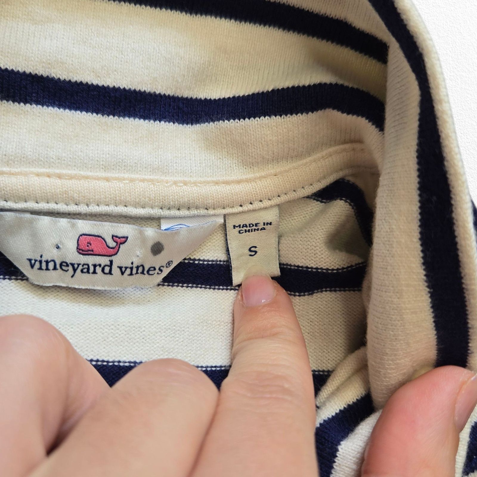 Vineyard Vines Vineyard Vines Striped Turtleneck Dress Size Small Size S / US 4 / IT 40 - 5 Thumbnail