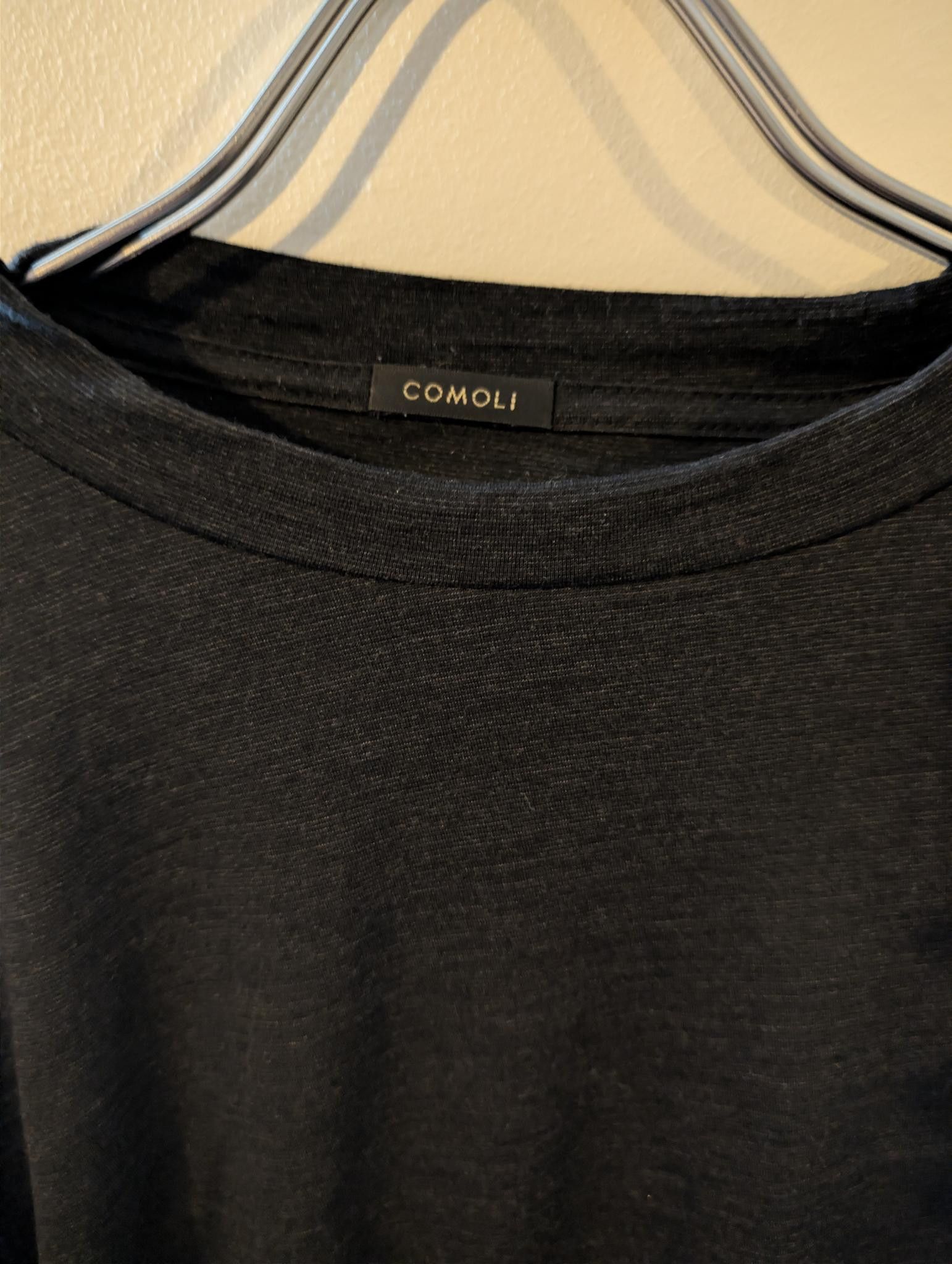 Comoli COMOLI Summer Wool Long Sleeve Charcoal Size 4 Size US L / EU 52-54 / 3 - 4 Thumbnail