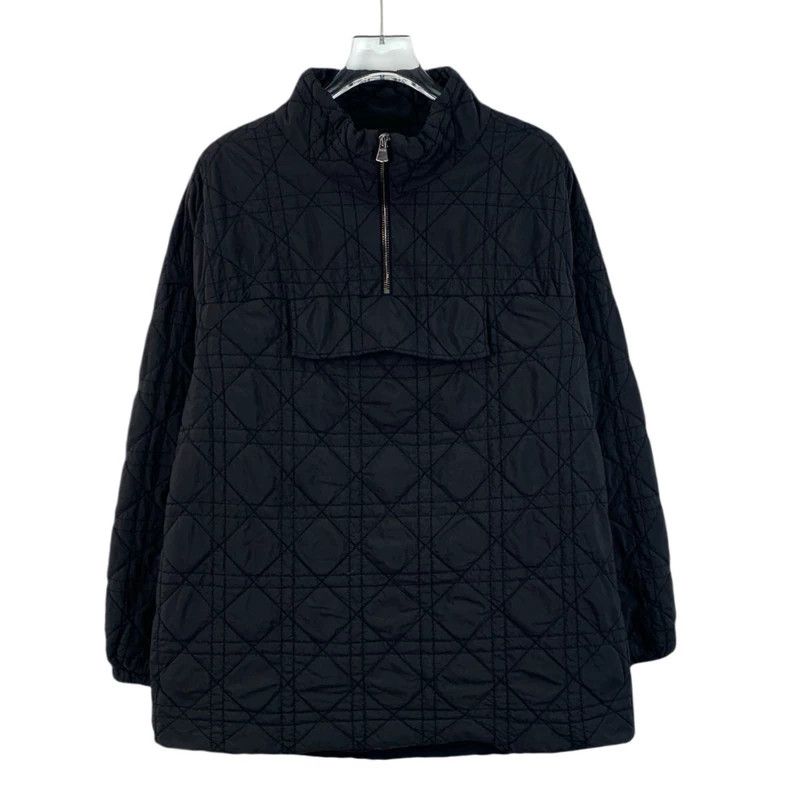 Dior Dior Size 13 Black diamond half-zipper long-sleeved cotton Size US XS / EU 42 / 0 - 1 Thumbnail