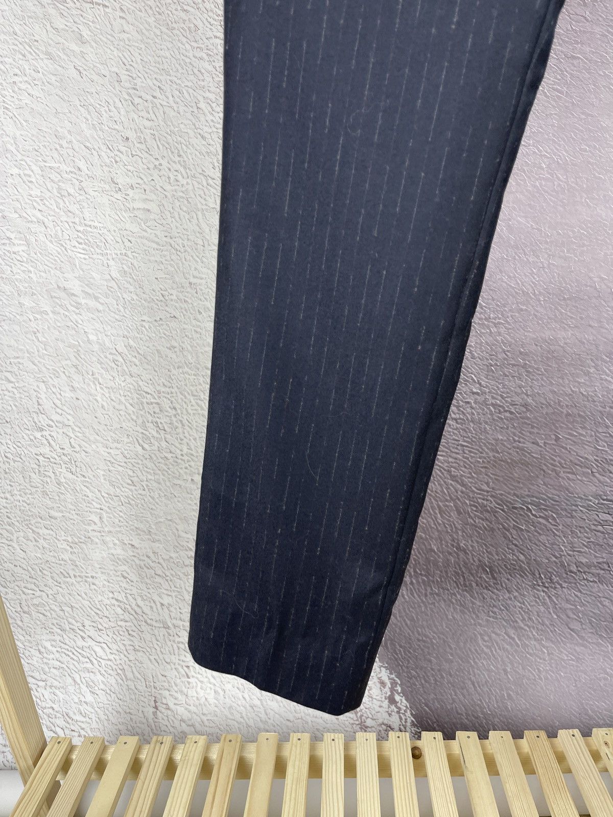 Tagliatore Tagliatore Reda navy blue striped wool super 100s 2 pcs suit Size 36R - 19 Thumbnail