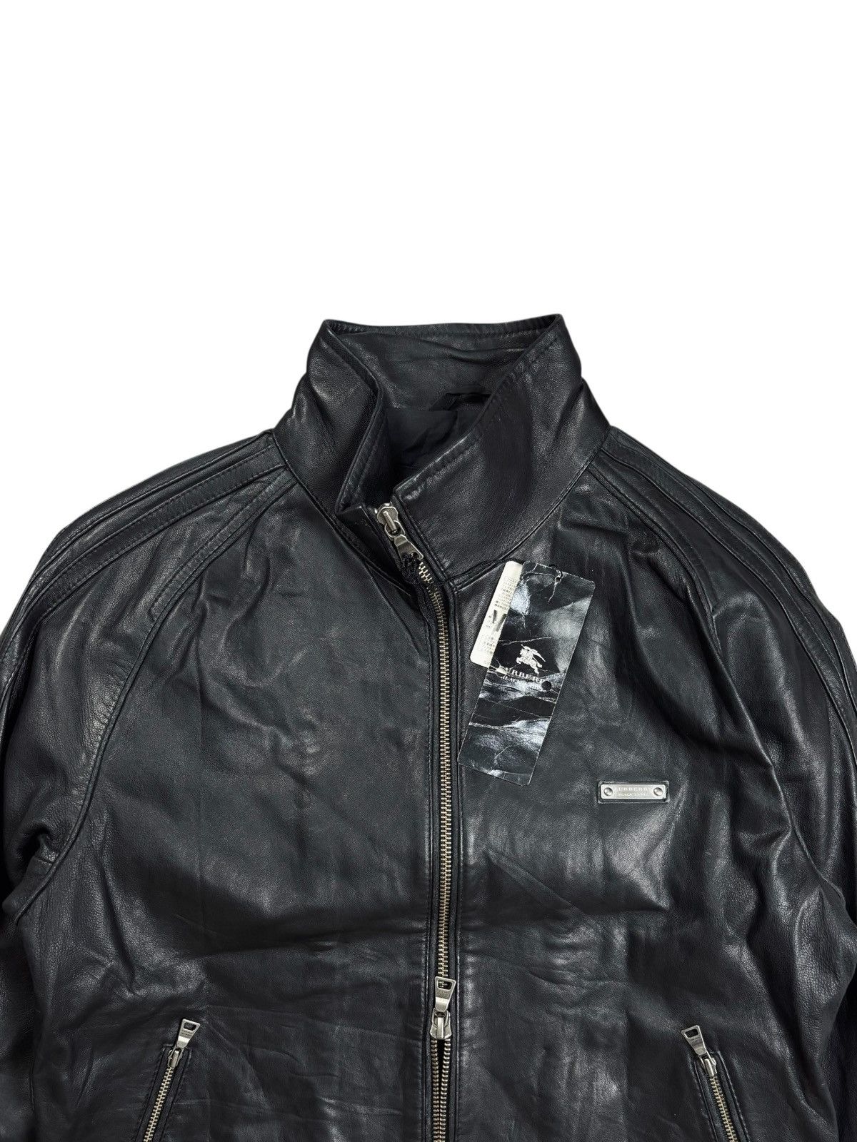 Burberry Archive Burberry Black Label - Rockstar Leather Jacket Size US M / EU 48-50 / 2 - 6 Thumbnail