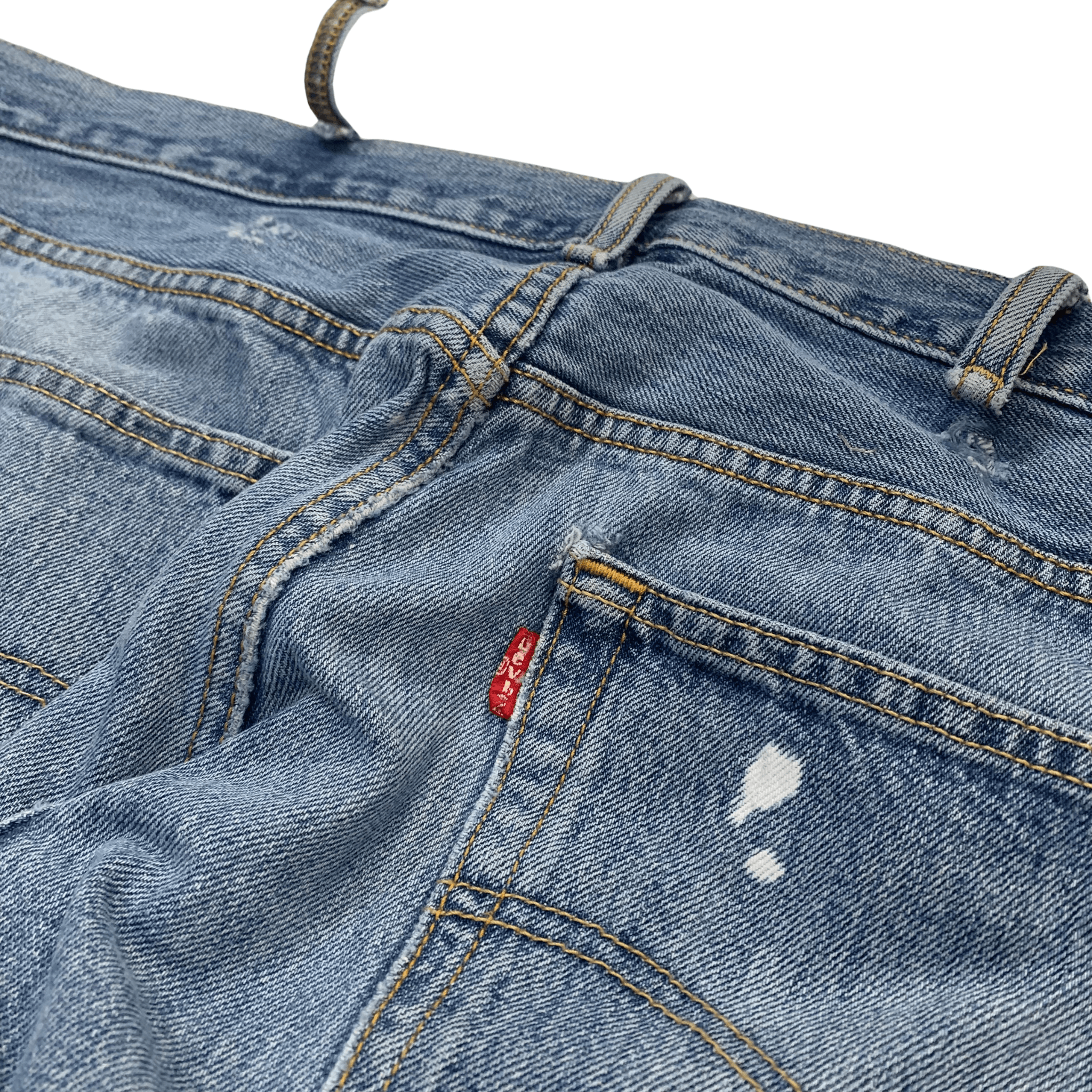 Levi's Levi's 501s Distressed Straight Leg Jeans | 38x30 Size US 38 / EU 54 - 8 Thumbnail