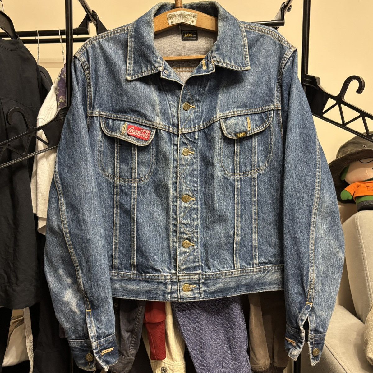 Vintage Vintage 80’s Lee Riders Coca Cola Western Jacket Punk ERD Size US M / EU 48-50 / 2 - 1 Thumbnail