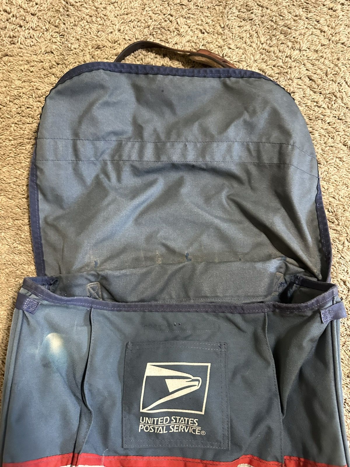 Anti Social Social Club Vintage USPS Mailman “triple blue” bag 90s Size ONE SIZE - 3 Thumbnail