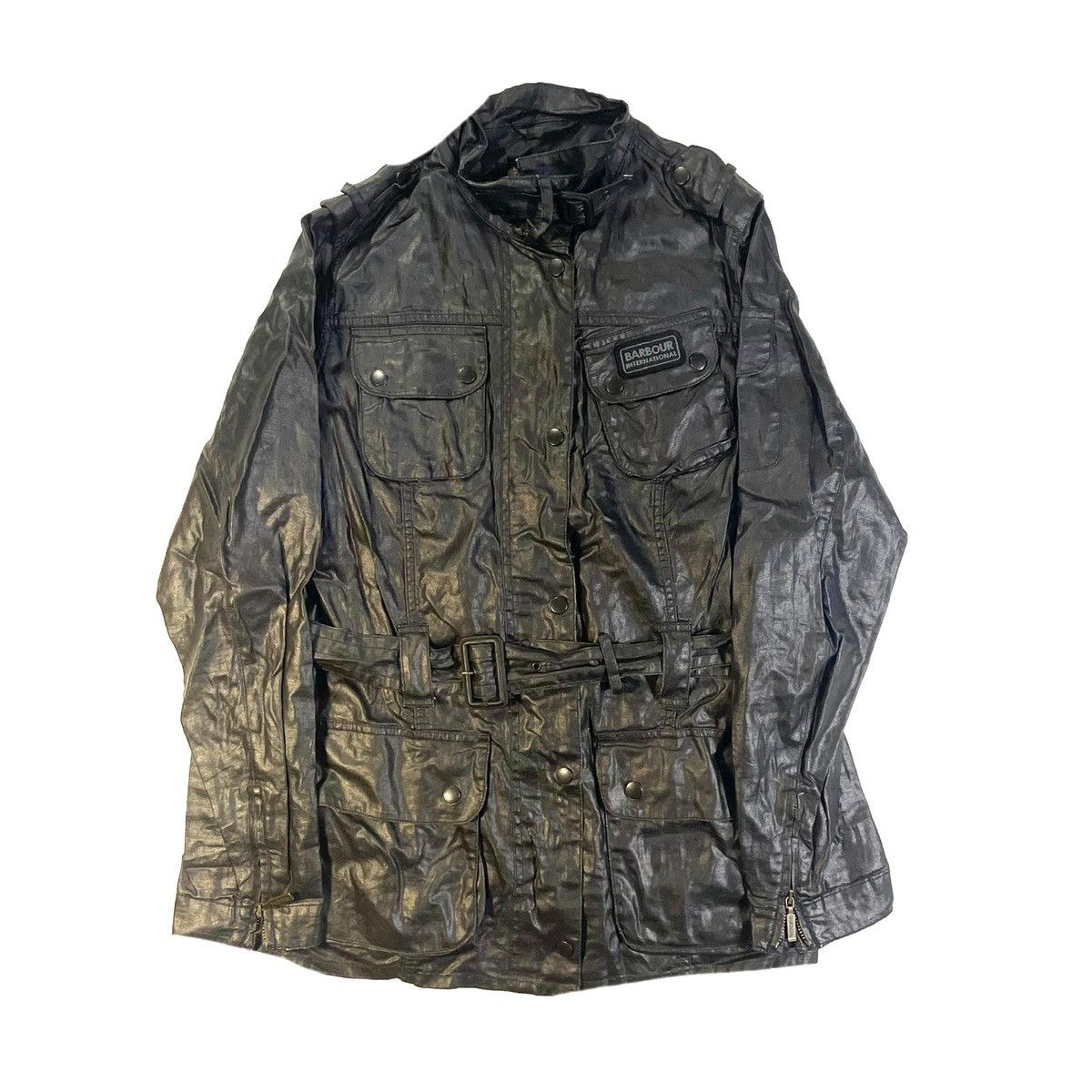 Barbour Brown Barbour International jacket waxed vintage outdoor y2k Size XL / US 12-14 / IT 48-50 - 1 Thumbnail