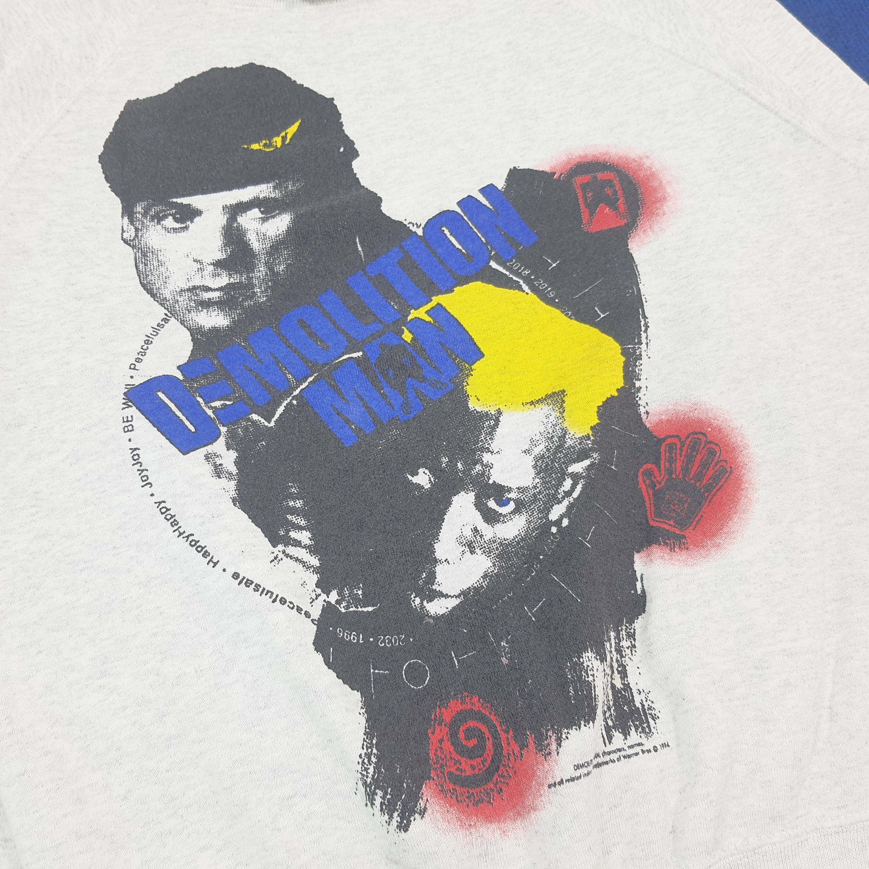 Vintage Vintage 1994 Demolition Man Movie Sweatshirt C298N30 Size US S / EU 44-46 / 1 - 2 Thumbnail