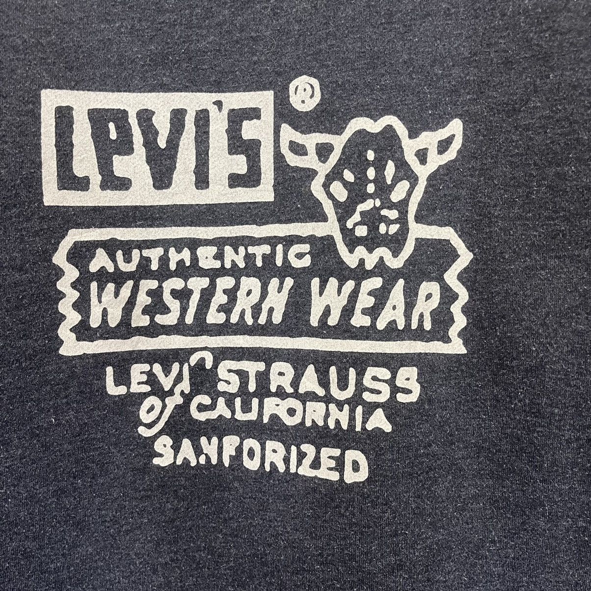 Levi's Vintage Levis Authentic Western Wear Big Logo Sweatshirt Size US M / EU 48-50 / 2 - 5 Thumbnail
