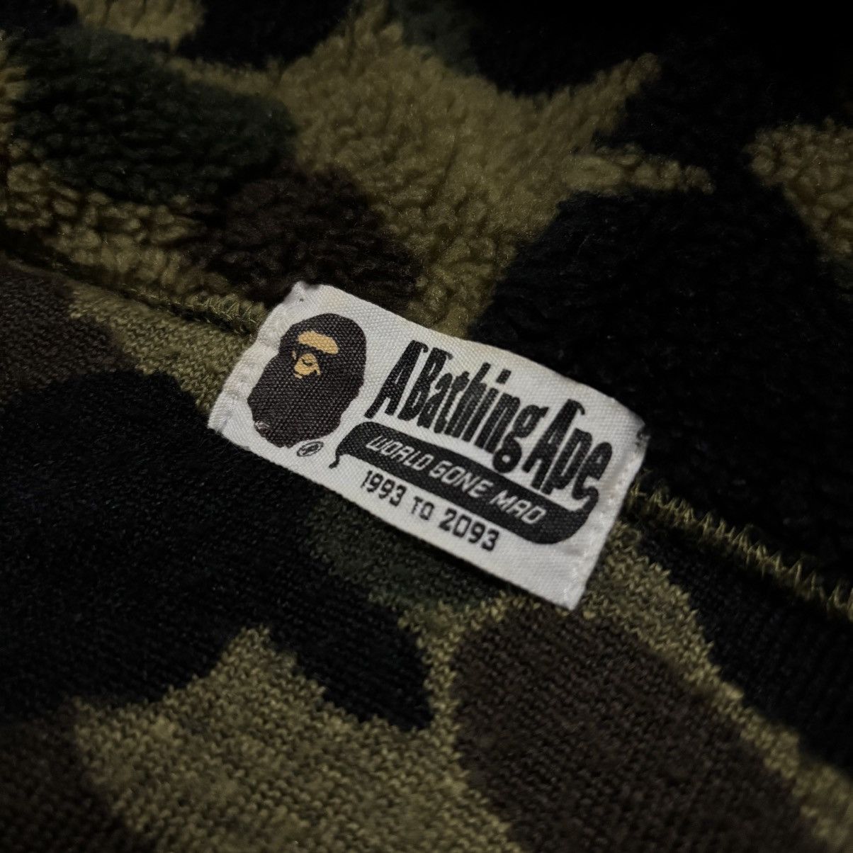 Bape Bape 1st Camo Boa Fleece Jacket Size XS / US 0-2 / IT 36-38 - 10 Thumbnail