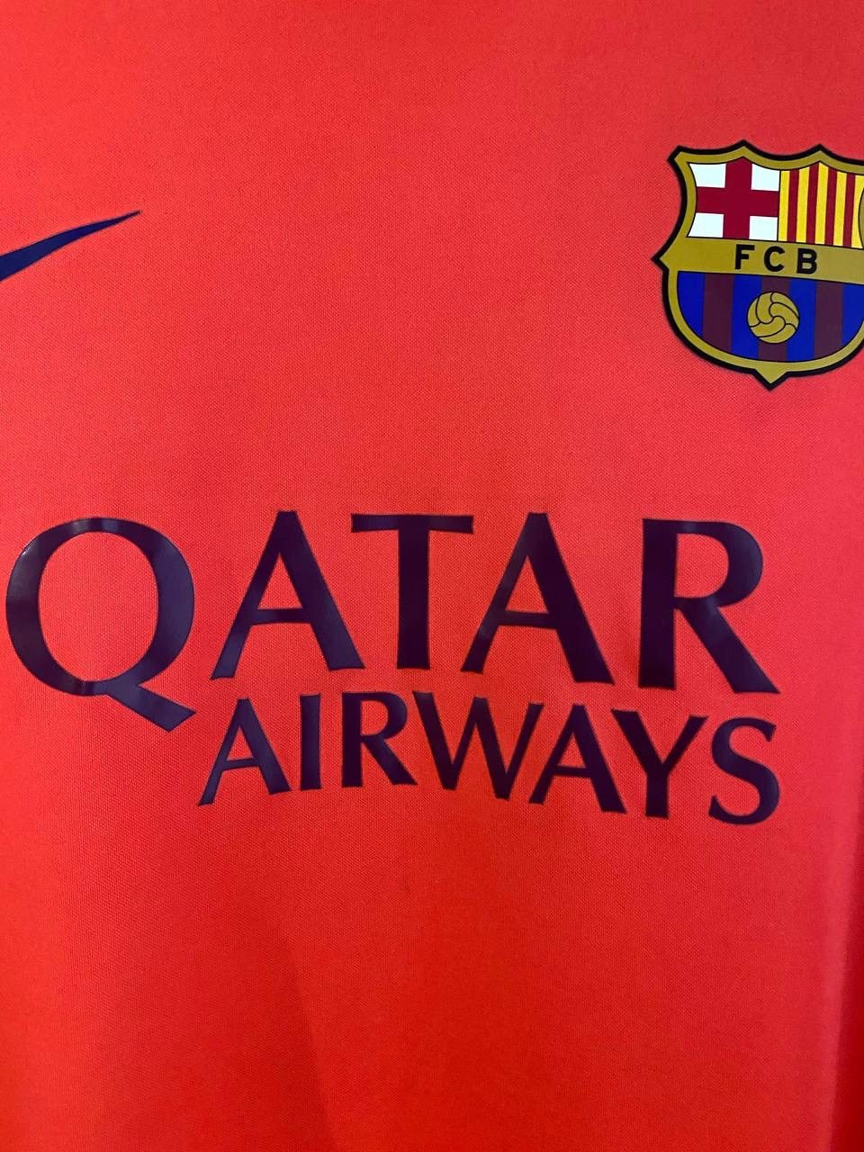 Nike Nike FC BARCELONA 2014/2015 Away Football Soccer Jersey, XL Size US XL / EU 56 / 4 - 6 Thumbnail