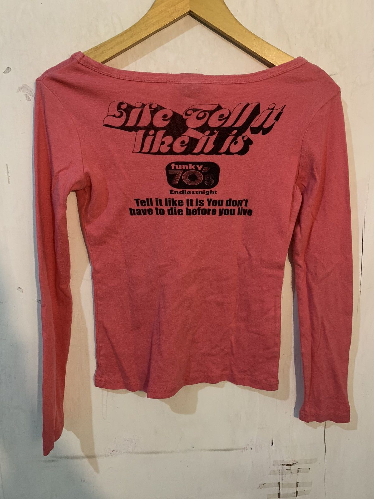 Hysteric Glamour × Japanese Brand × Vintage Japanese Poem long slevee 70s style Size US M / EU 48-50 / 2 - 6 Thumbnail