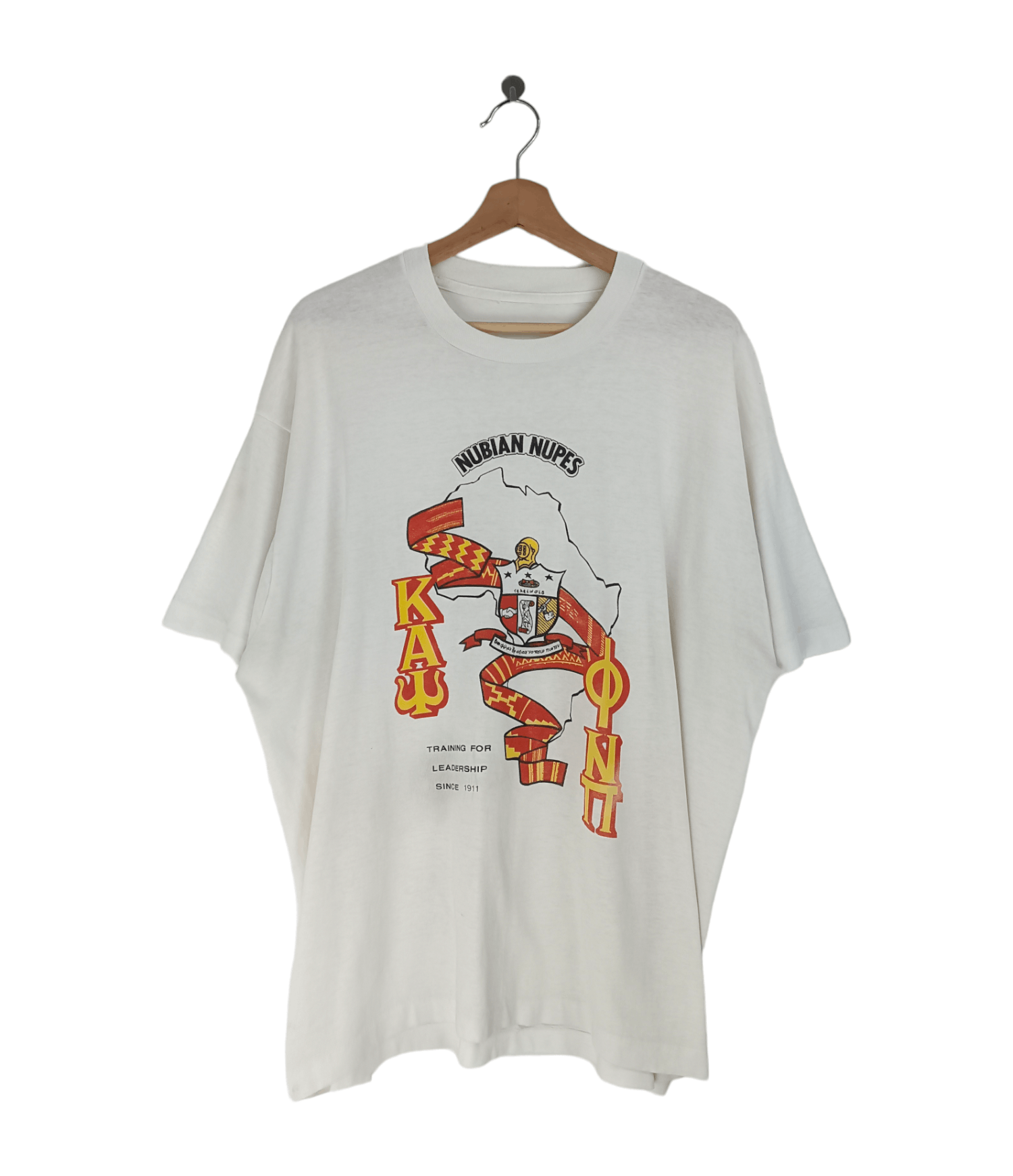 NUBIAN VINTAGE 90'S NUBIAN NUPES LEADERSHIP TRAINING VERY RARE TEE Size US XL / EU 56 / 4 - 1 Thumbnail