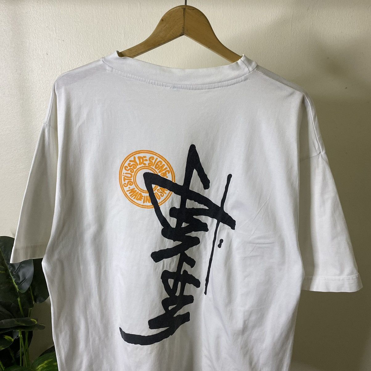 Vintage Vintage 1990s Stussy Big Script Boot Tee Size US L / EU 52-54 / 3 - 2 Thumbnail