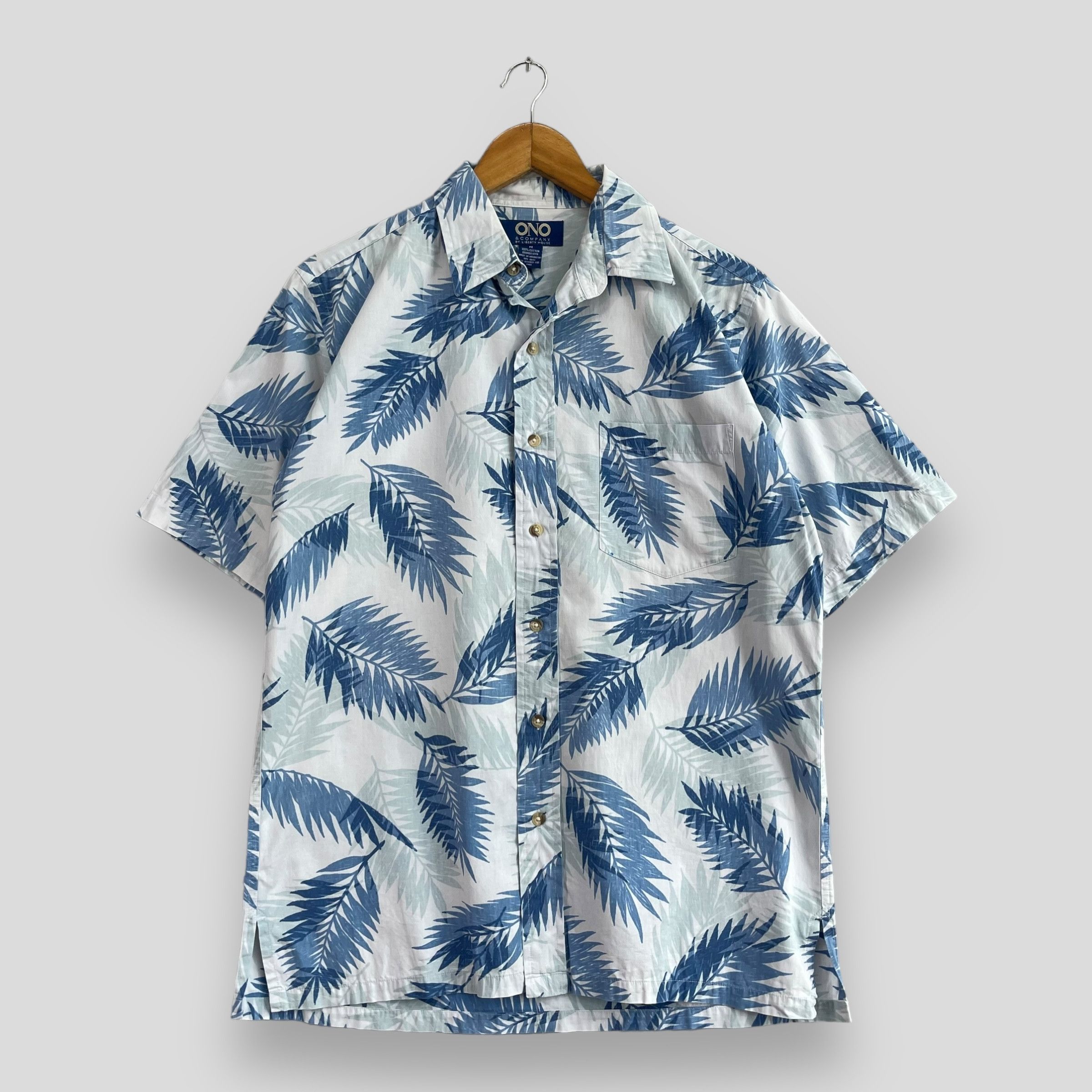 Japanese Brand × Vintage Vintage ONO Coconut Tree Leaves Motive Hawaii Shirt Size US M / EU 48-50 / 2 - 1 Thumbnail