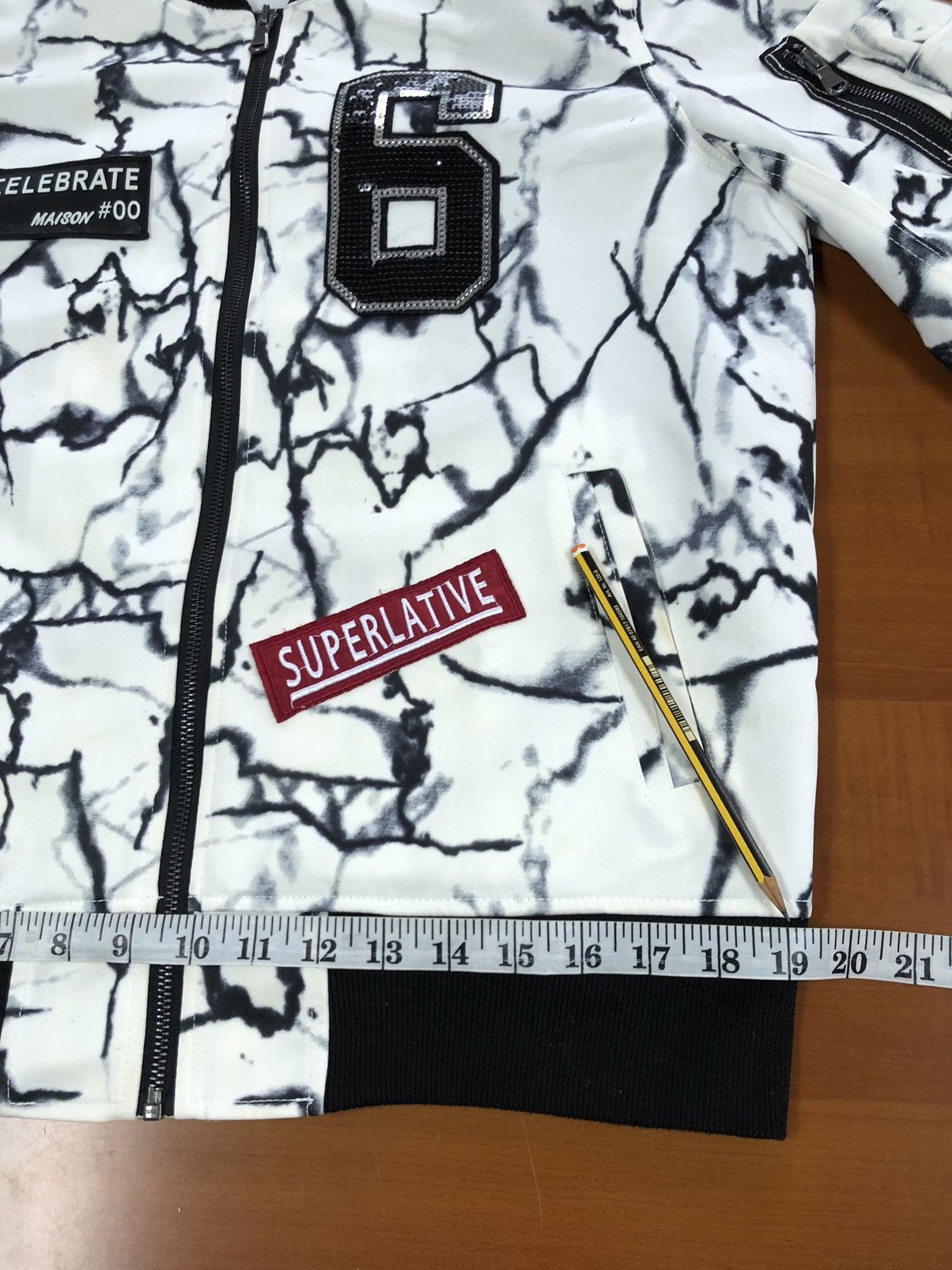 Grailed Growth By Grails Marble Print Bomber Jacket Size US L / EU 52-54 / 3 - 19 Thumbnail