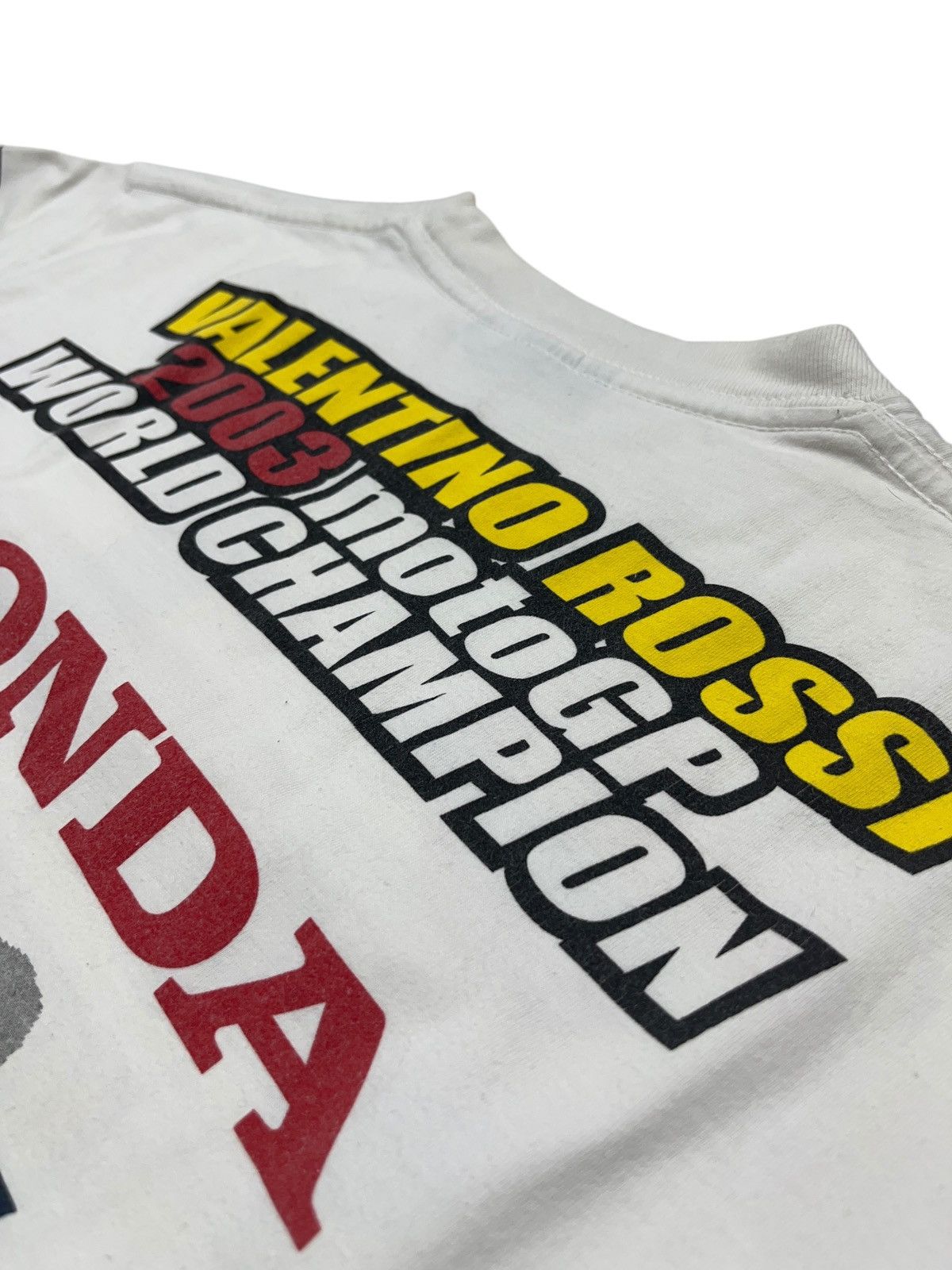 Honda Vintage Valentino Rossi x Honda Racing T-shirt Gas Respol Size US L / EU 52-54 / 3 - 9 Thumbnail