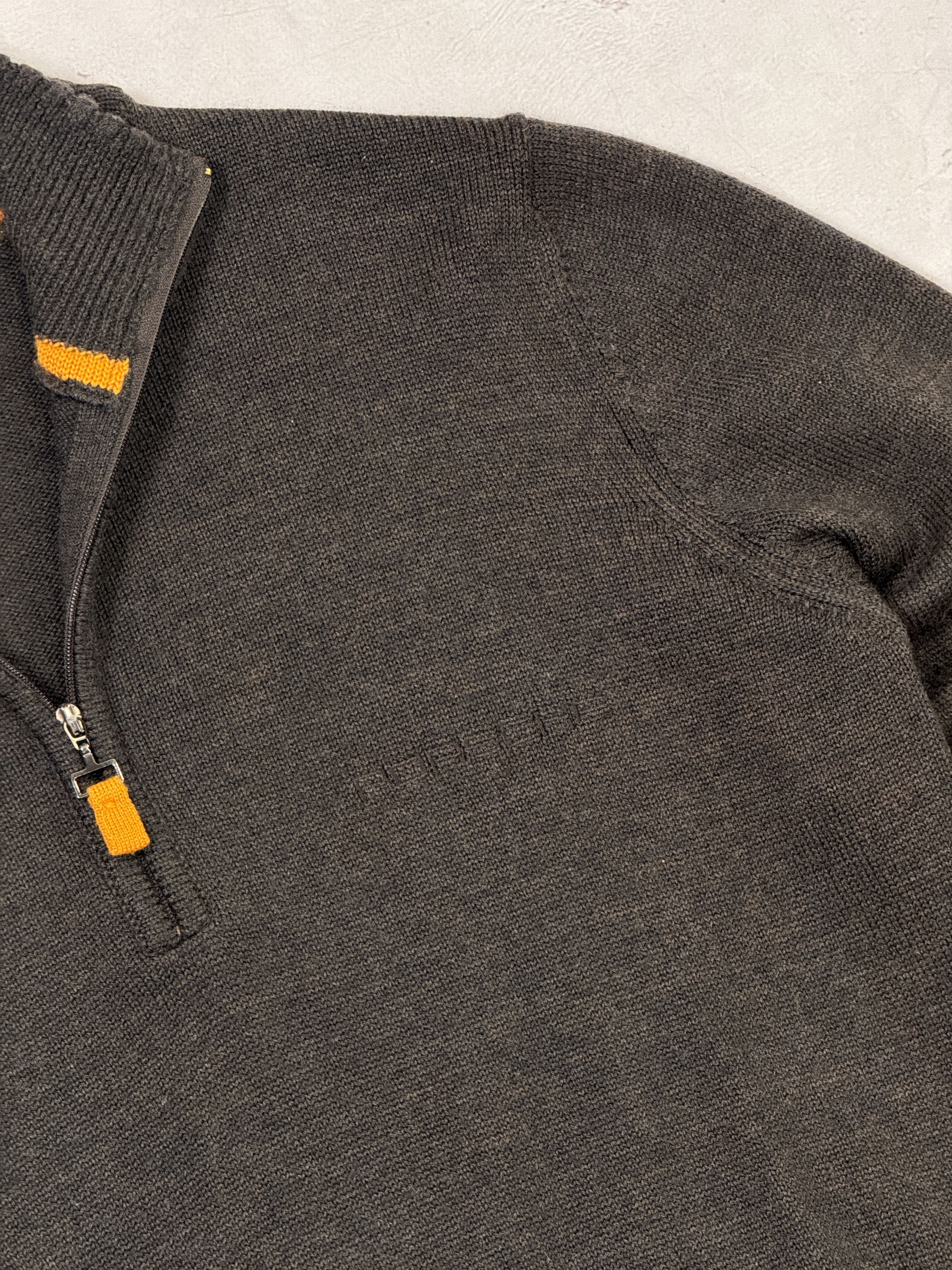 Porsche Design Porsche Design Sweater 1/4 Zip Pullover Wool Size US S / EU 44-46 / 1 - 8 Thumbnail