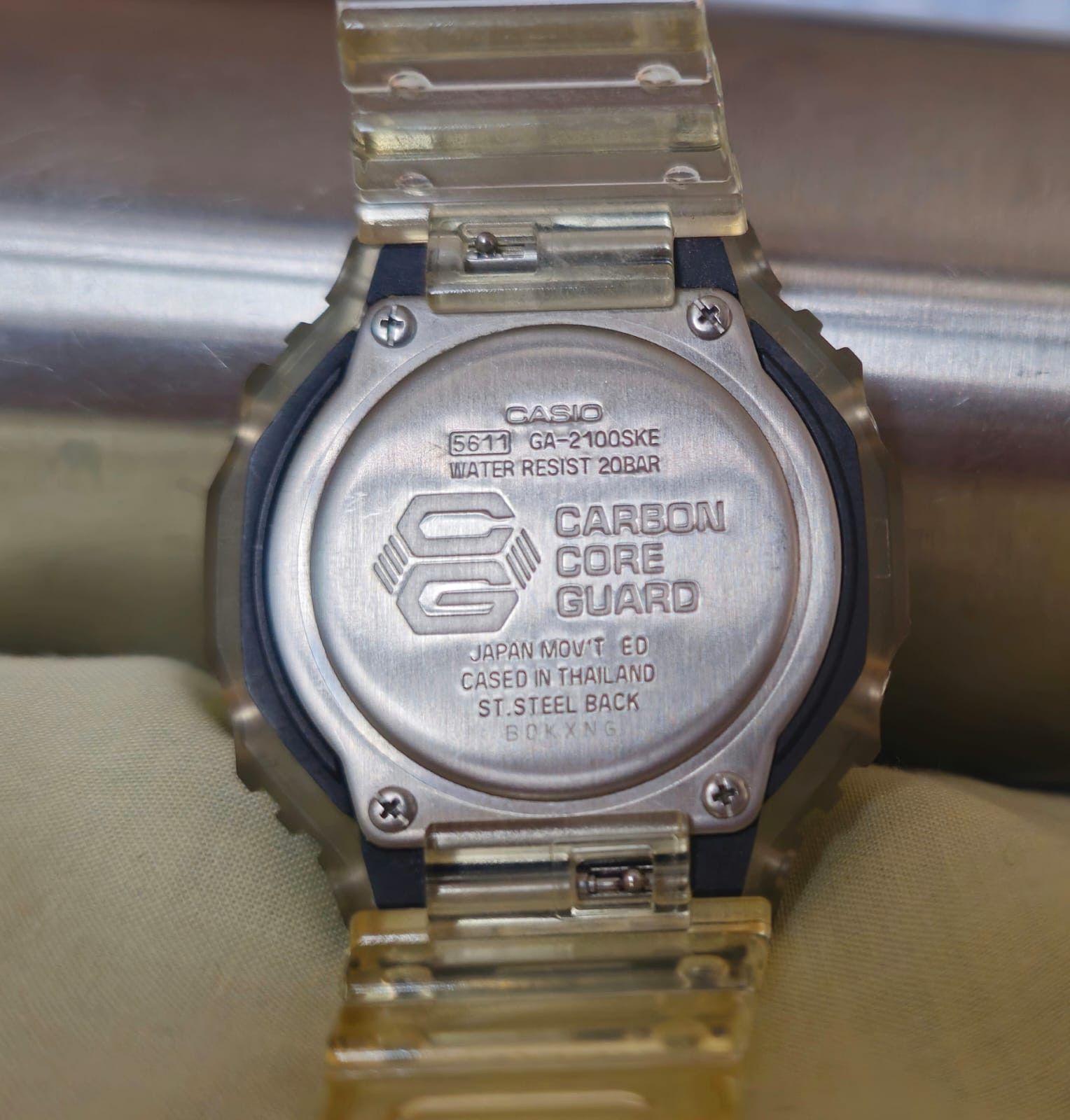 Casio Casio G Shock "Casioak" GA-2100SKE Rainbow Crystal Watch Size ONE SIZE - 2 Thumbnail