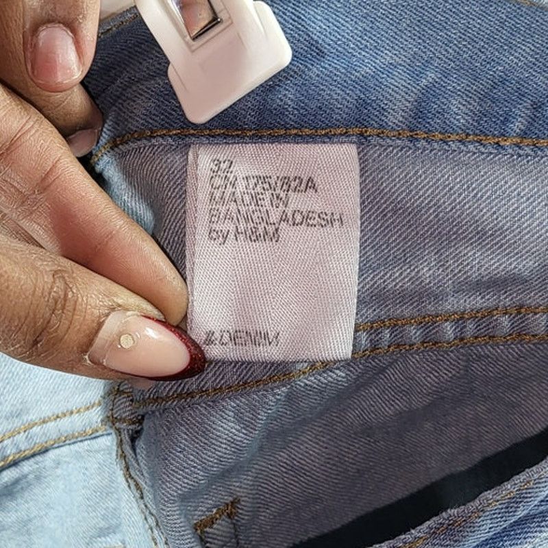 H&M H&M Slim Blue Denim Shorts Size 32 Size 32" / US 10 / IT 46 - 4 Thumbnail