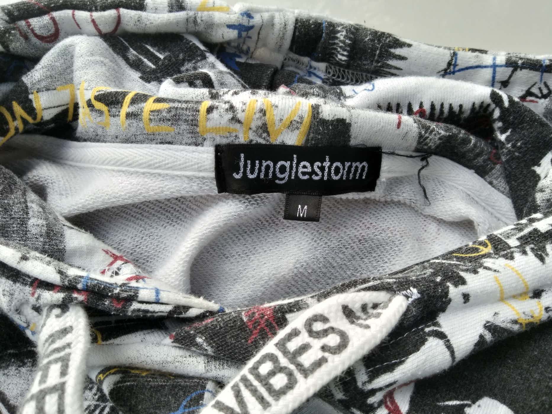 Japanese Brand JUNGLESTORM FULL PRINT HOODIE Size US M / EU 48-50 / 2 - 9 Thumbnail
