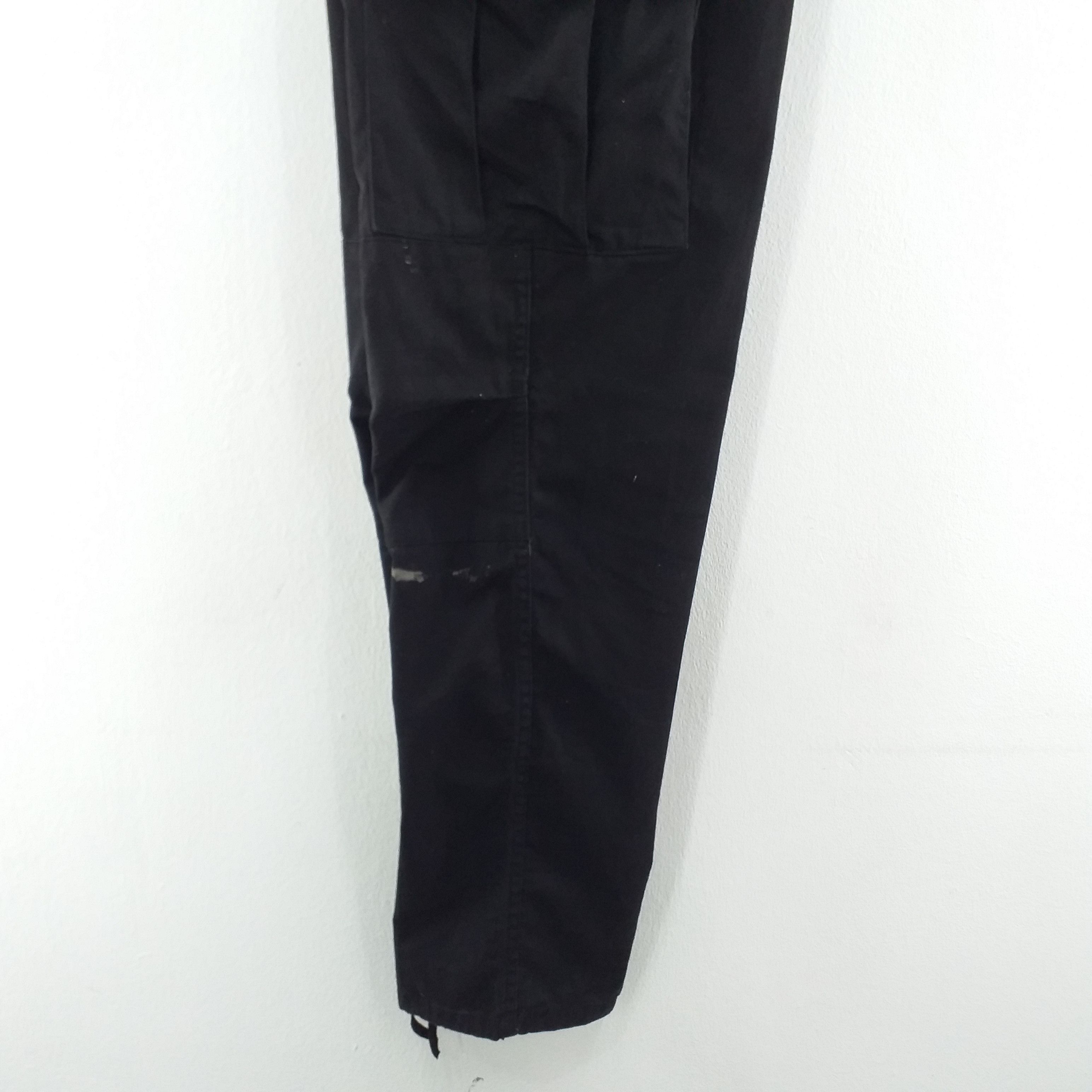 Japanese Brand Black Cargo Multi Pocket Pants -CP052 Size US 31 - 9 Thumbnail