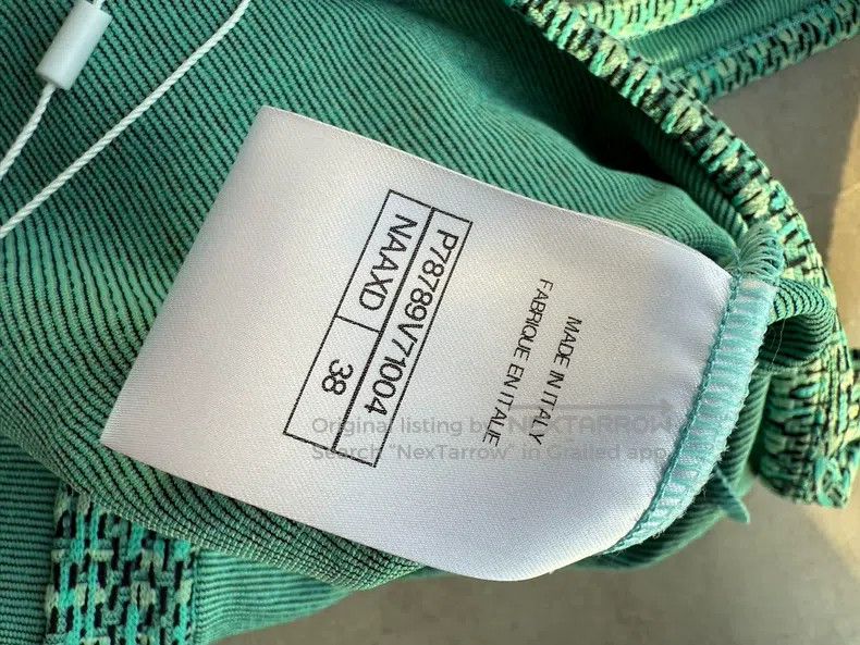 Chanel Chanel Green swimsuit Size 25" / US 0 / IT 36 - 5 Thumbnail