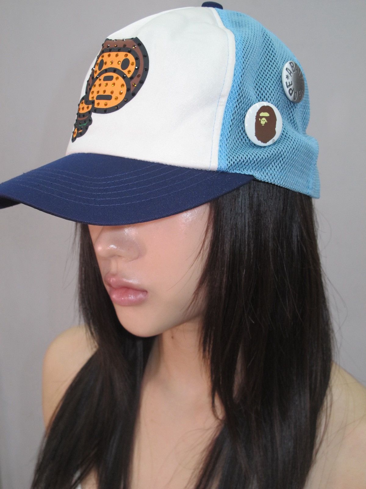 Bape Bape x Swarovski milo mesh cap Size ONE SIZE - 1 Thumbnail