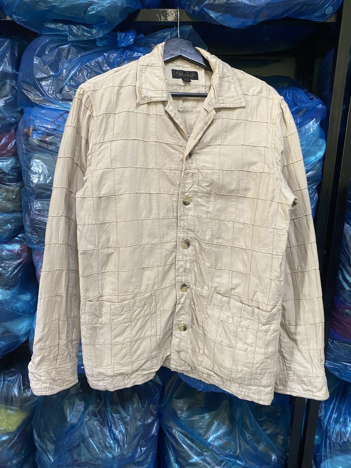 BIGI VINTAGE MENS BIGI PATCHWORK WORKER JACKET Size US S / EU 44-46 / 1 - 1 Thumbnail