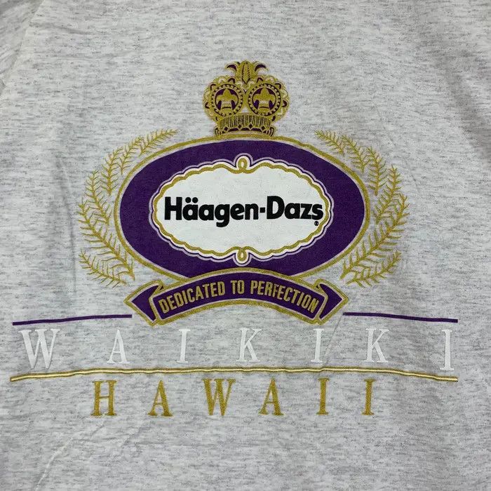 Vintage Vintage 90’ HAAGEN DAZS HAWAII Waikiki Ice Creams Tee Shirt Size US L / EU 52-54 / 3 - 5 Thumbnail