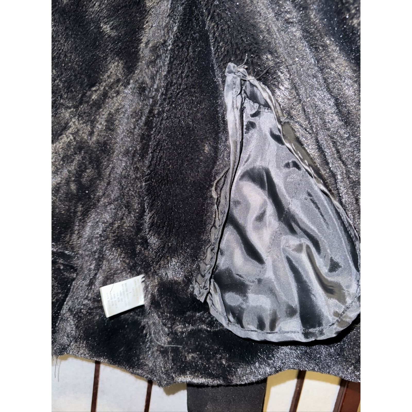 Black Label Black Label Cropped Biker Jacket Black Faux Suede Faux Shear Size L / US 10 / IT 46 - 14 Thumbnail