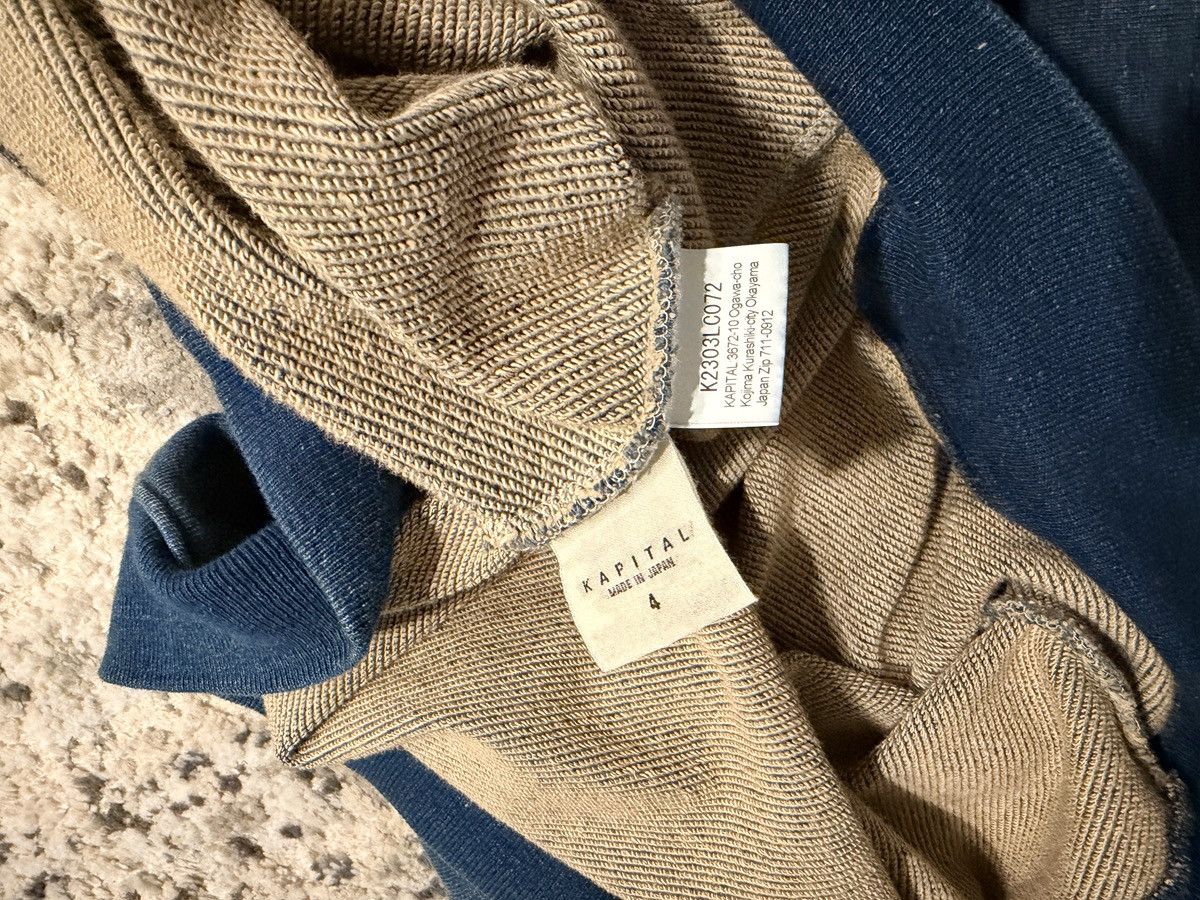 Kapital Kapital Washed Denim Sweatshirt Size US L / EU 52-54 / 3 - 4 Thumbnail