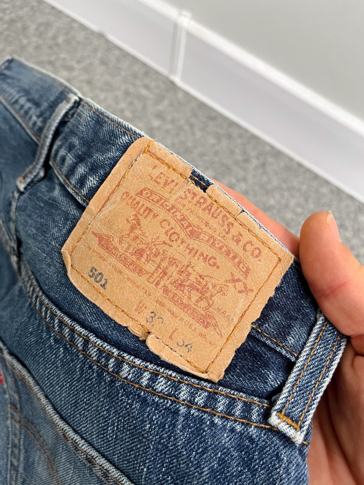 Levi's × Levi's Vintage Clothing VINTAGE 501 LEVI’s MADE IN USA W32 L34 100% cotton Size US 32 / EU 48 - 3 Thumbnail