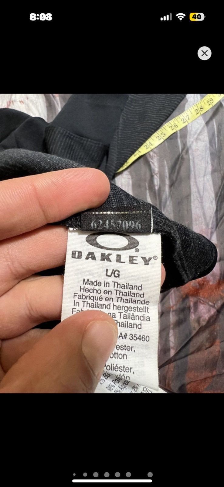 Oakley ***FINAL DROP***RARE 00s OAKLEY TECHNICAL 1/4 ZIP SWEATER L Size US L / EU 52-54 / 3 - 14 Thumbnail