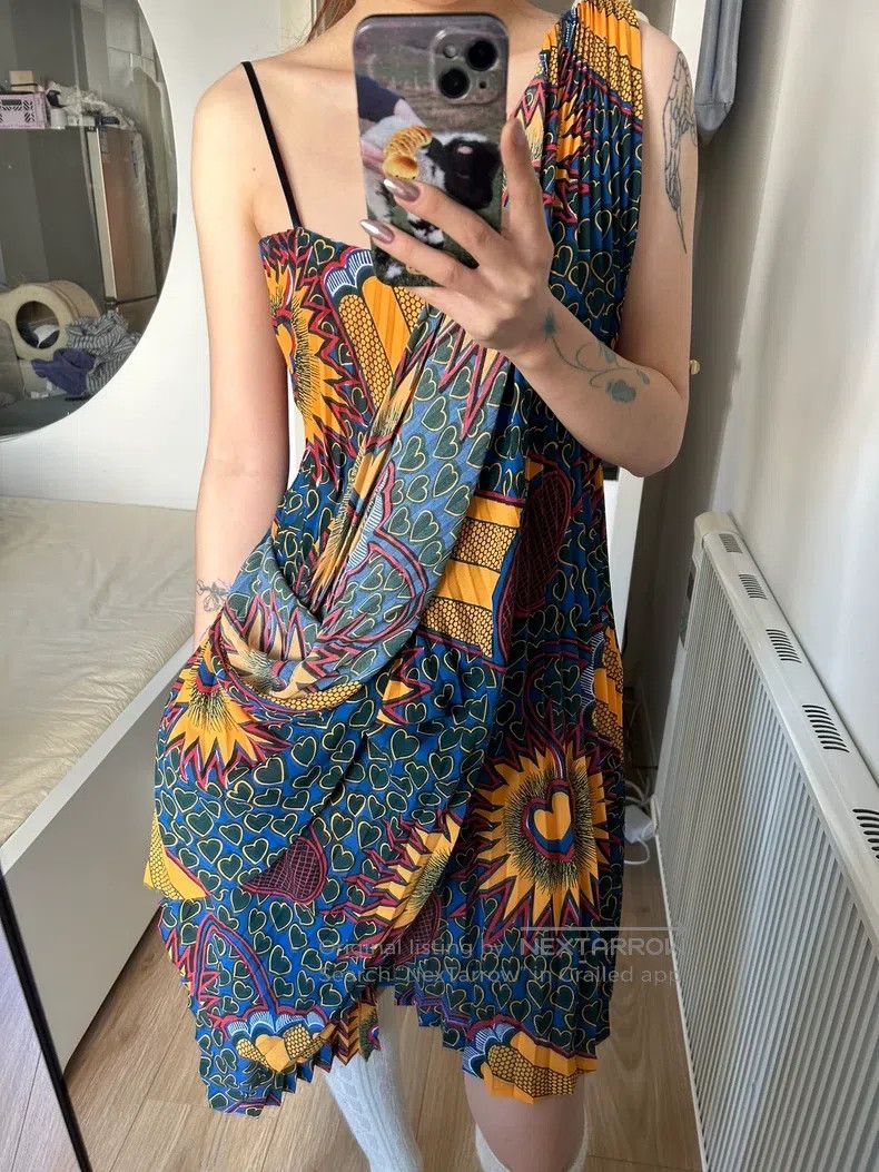 Other Junya Watanabe Pleated Sun Dress Size S / US 4 / IT 40 - 2 Thumbnail