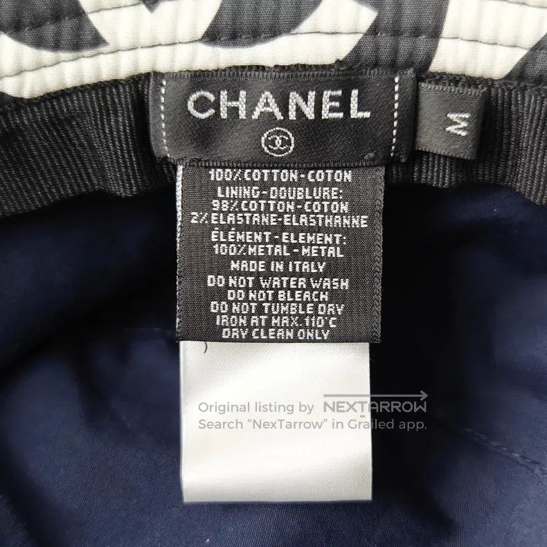 Chanel Chanel SizeM French black and white colour block double C f Size ONE SIZE - 4 Thumbnail