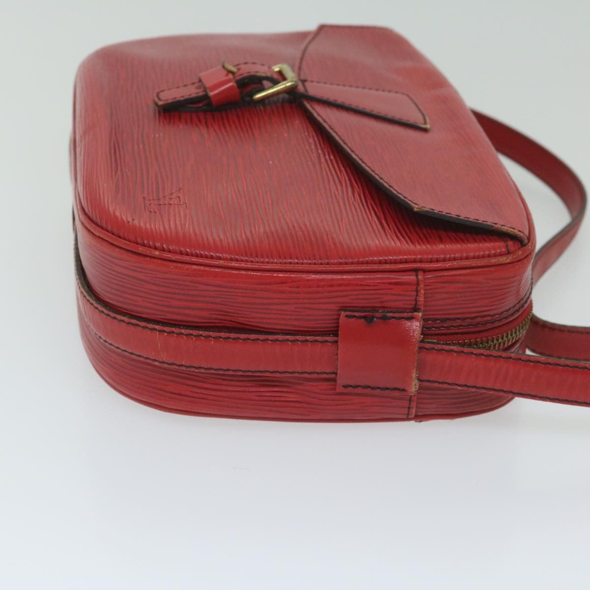 Louis Vuitton LOUIS VUITTON Epi Jeune Fille Shoulder Bag Red M52157 Size ONE SIZE - 4 Thumbnail