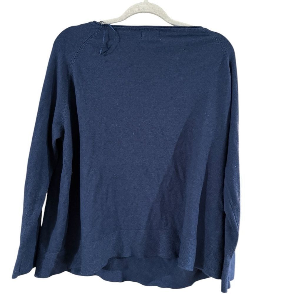 Other Dreamers Blue 3/4 Sleeve Relaxed Boxy Tee Size L / US 10 / IT 46 - 2 Thumbnail