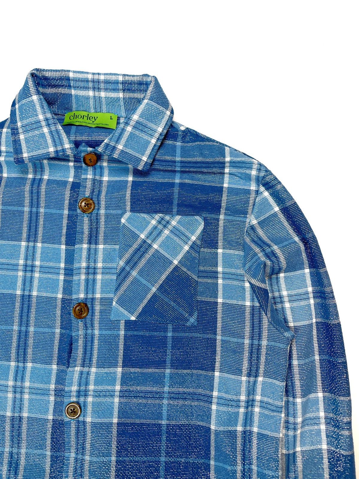Chorley × Handmade Ss24 Chorley glitter plaid work jacket shimmer disco Size US L / EU 52-54 / 3 - 2 Thumbnail