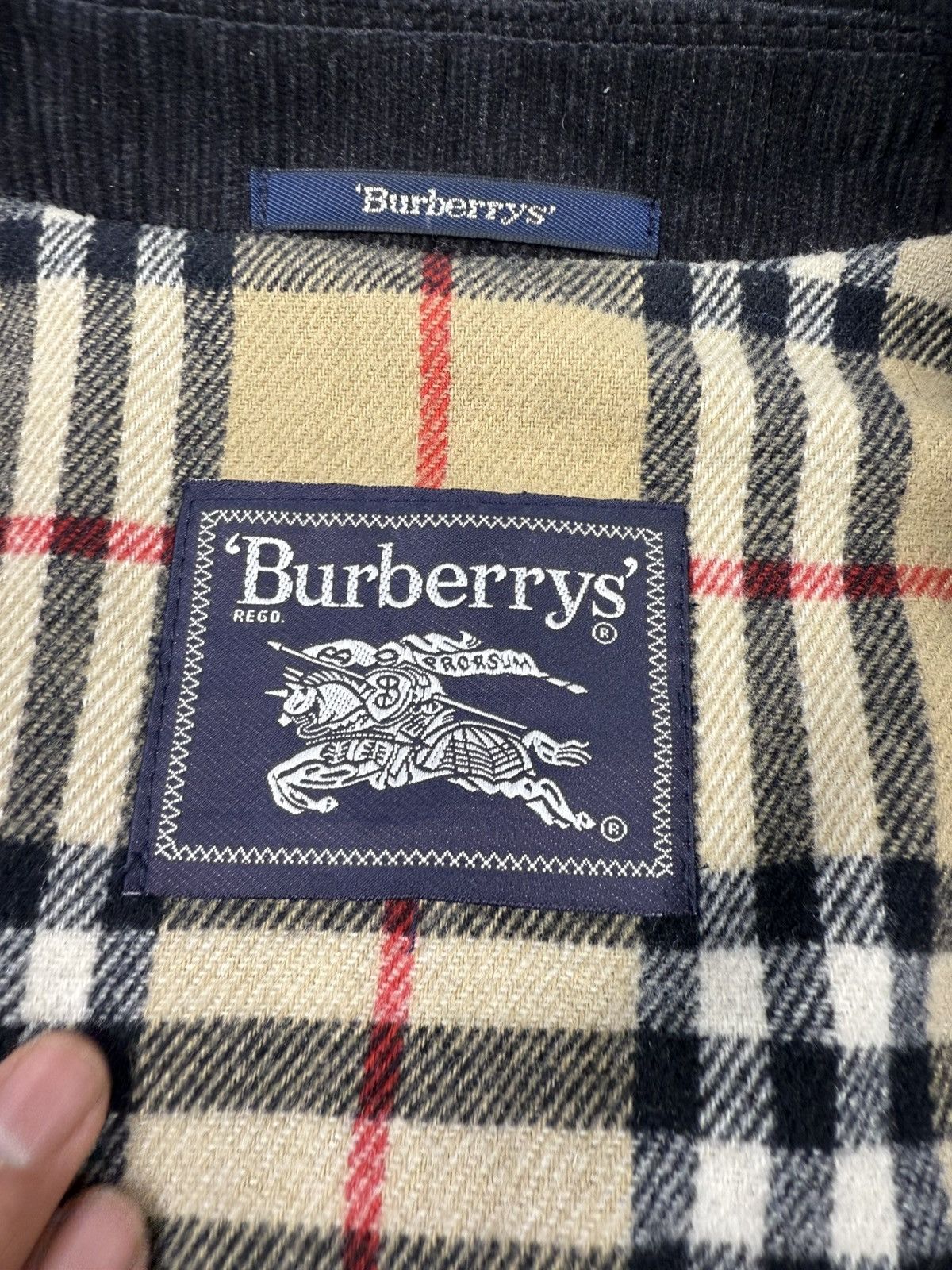 Burberry Vintage Burberry Quilted Wool Jacket – Nova Check Lining Size US L / EU 52-54 / 3 - 8 Thumbnail