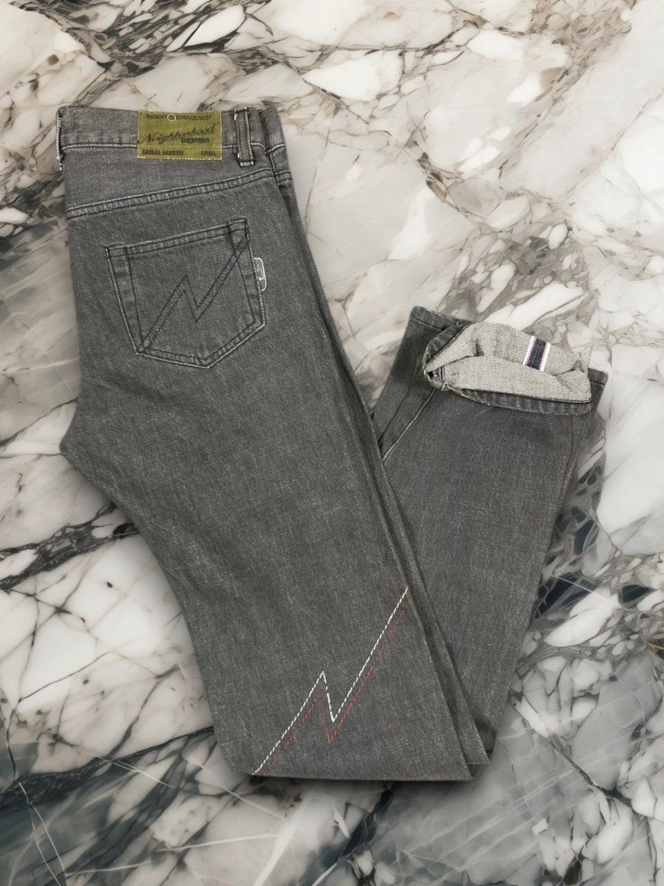 Neighborhood neighborhood savage narrow selvedge denim nice design Size US 32 / EU 48 - 1 Thumbnail