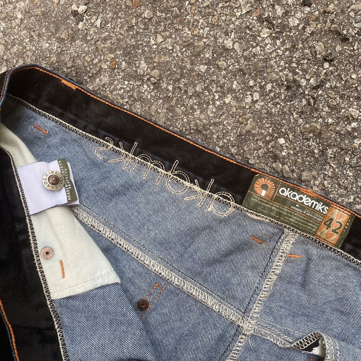Akademiks Crazy Vintage Y2K Akademiks Baggy Jeans Faded Denim Size US 42 / EU 58 - 6 Thumbnail