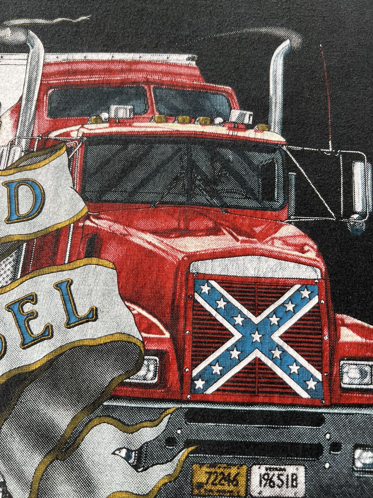 Vintage Vintage 1989 3D Emblem Truckers Only Harley Davidson T-shirt Size US L / EU 52-54 / 3 - 7 Thumbnail