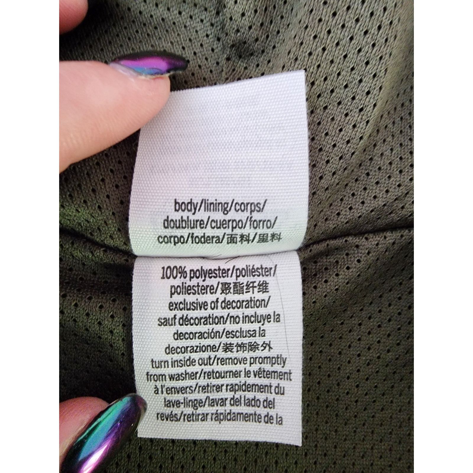 Victoria's Secret Pink Victoria Secret Anorak Green Rain Jacket with Hood M Size M / US 6-8 / IT 42-44 - 7 Thumbnail